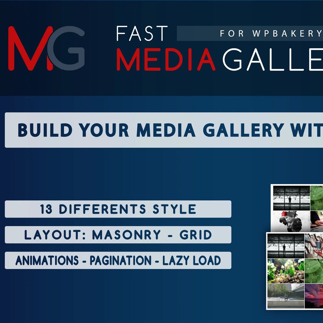 Fast Media Gallery For WPBakery - WP Plugin